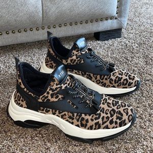 Steve Madden Cheetah gym shoes
